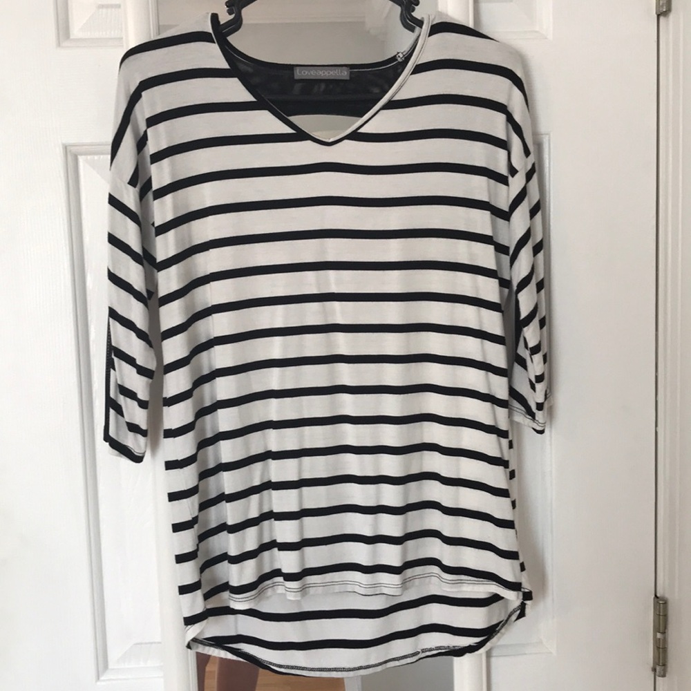 Loveappella striped top
